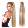 20-Inch Long Blonde Ponytail Extension - Sleek & Glamorous Hairpiece