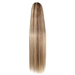 20-Inch Long Blonde Ponytail Extension - Sleek & Glamorous Hairpiece