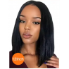 12-Inch Straight Bob Wig Human Hair - 13x4 Lace Wig, Pre-Plucked, 200% Density