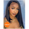 14-Inch Bob Wig Human Hair - 13x4 Lace Wig, Pre-Plugged, 180% Density