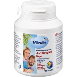 Mivolis A-Z Complete Depot, Tablets, 100 Count, 144 g