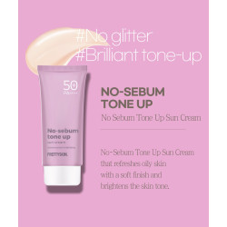 PRETTYSKIN No Sebum Tone Up Sun Cream (SPF 50+ PA++++)