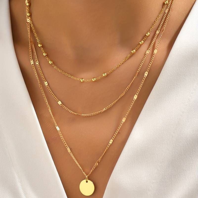 Elegant Vintage Beads Chain Necklace