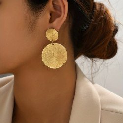 Golden Lollipop Dangle Earrings