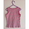 Plain Striped Tank Top - 110/116cm