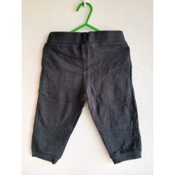 Plain Black Kids Pants (Bow Strip) - 104cm