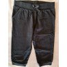 Plain Black Kids Pants (Bow Strip) - 104cm