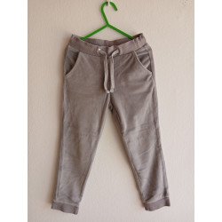 Grey Suede Sweatpants - 116cm