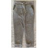 Grey Suede Sweatpants - 116cm