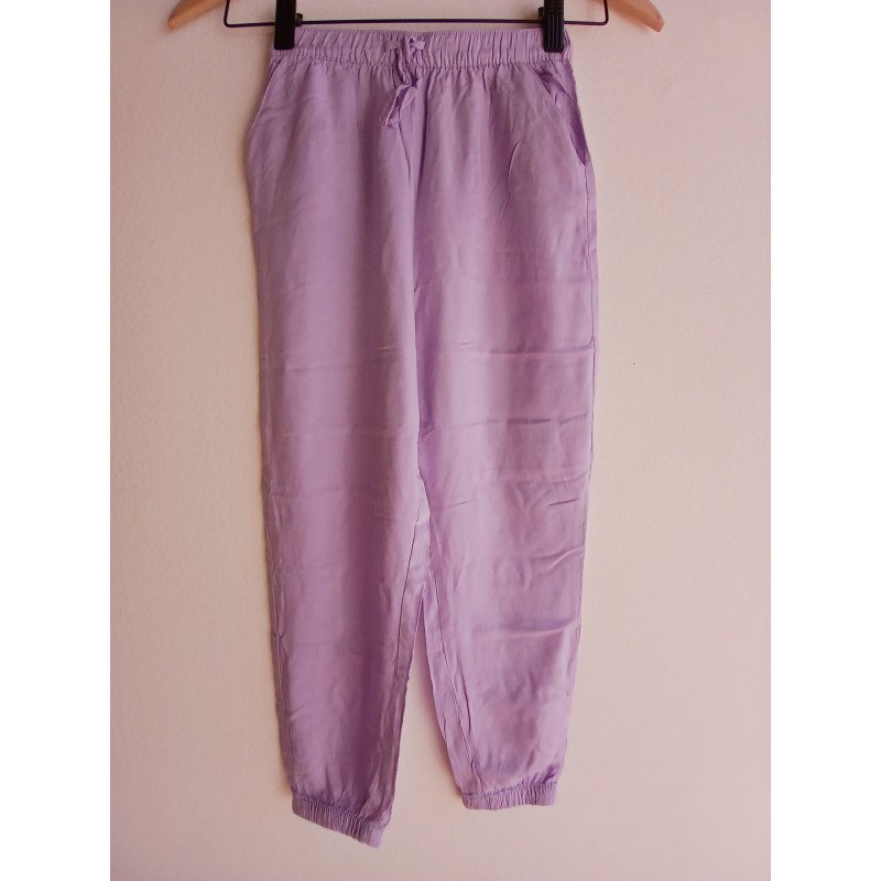 Plain Kids Loose Fitting Pants - 128cm