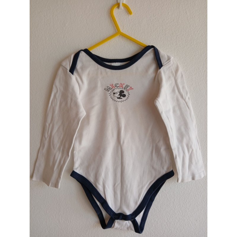 Mickey Print Toddlers Bodysuit - 92cm