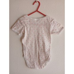 Heart Print Toddler Bodysuit - 86/92cm