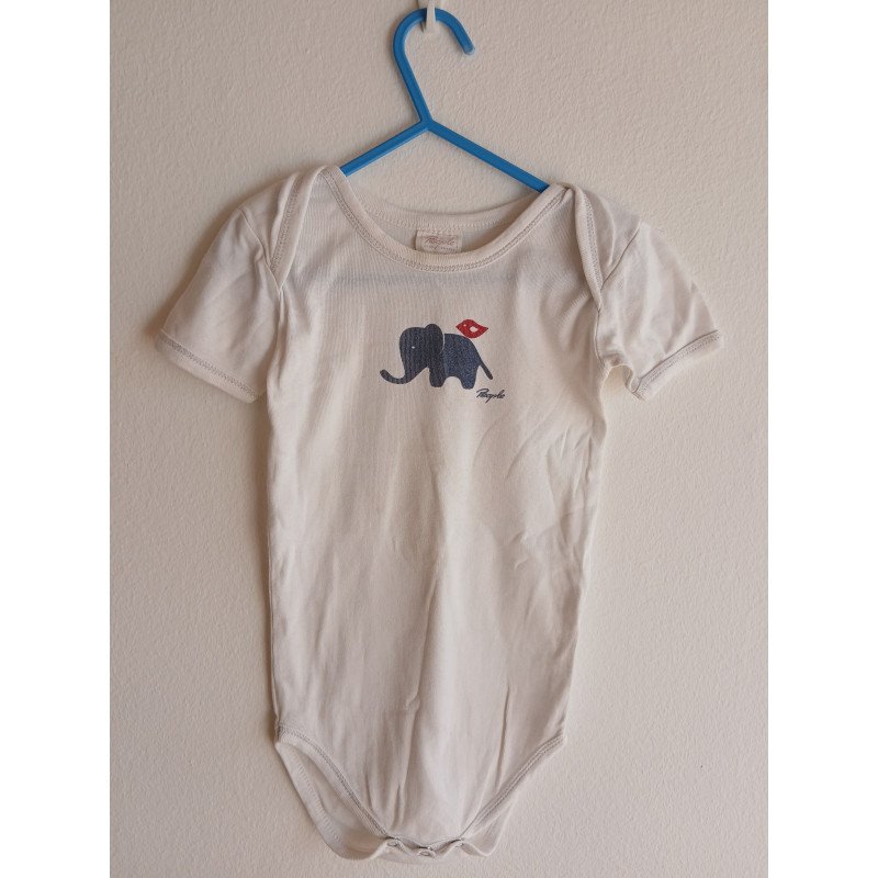 Elephant Print Toddlers Bodysuit - 86/92cm