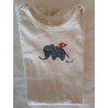 Elephant Print Toddlers Bodysuit - 86/92cm