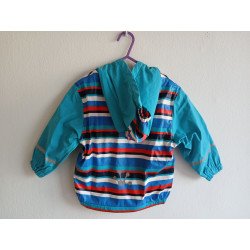 Colourful Striped Raincoat - 86/92cm