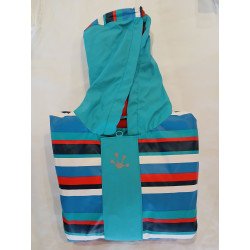 Colourful Striped Raincoat - 86/92cm