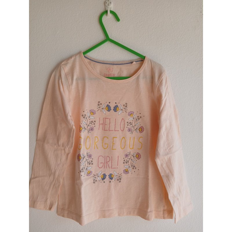 Hello Gorgeous Girl Long Sleeve Top - 110/116cm