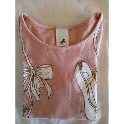 Ballerina Shoes Long Sleeve Top - 122cm