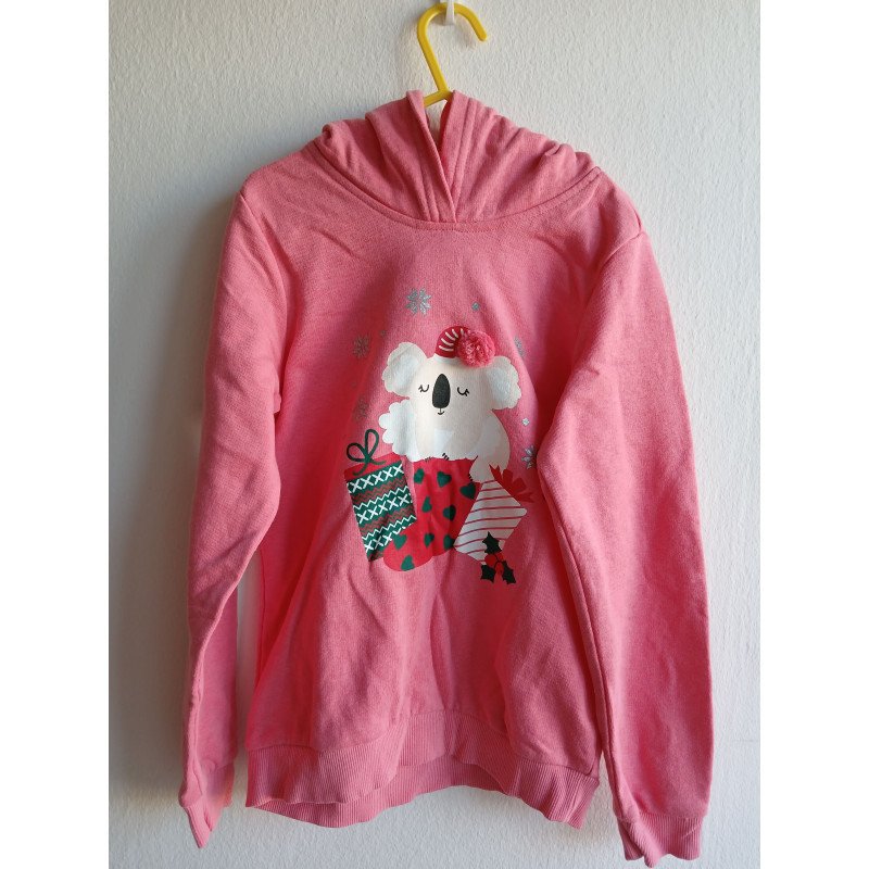 Christmas Koala Bear Hoodie - 122/128cm