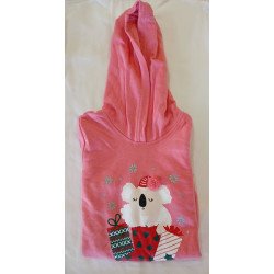 Christmas Koala Bear Hoodie - 122/128cm