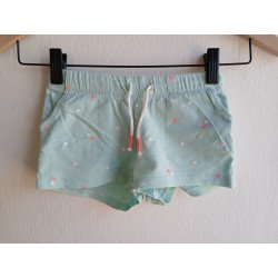 Pink and White Hearts Kids Shorts - 98cm