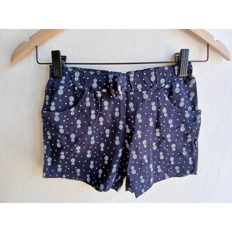 Pineapple Printed Kids Shorts - 122cm