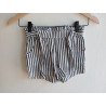 Verticle Striped Kids Shorts - 128cm