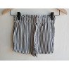 Verticle Striped Kids Shorts - 128cm