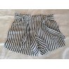 Verticle Striped Kids Shorts - 128cm