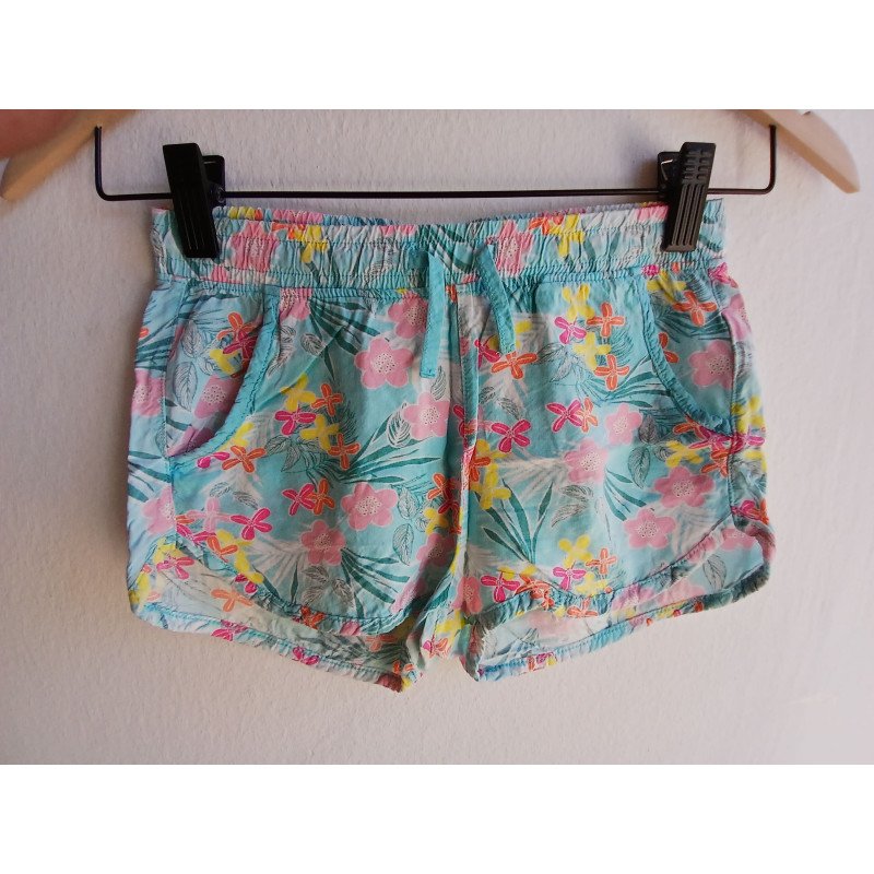 Tropical Pattern Print Kids Shorts - 128cm